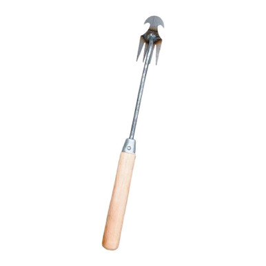 HASTHIP Weeder Hand Tool for Garden and Lawn Weeding 35cm Steel 4-Claw Puller | 2 PCS main image 0