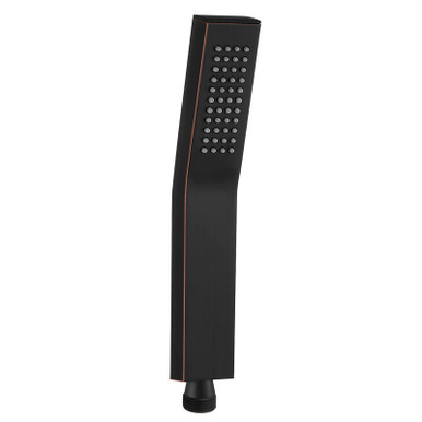 Heyalan Single Function Handheld Shower Wand – SUS304 Stainless Steel, Matte Black, High Pressure Luxury Spray