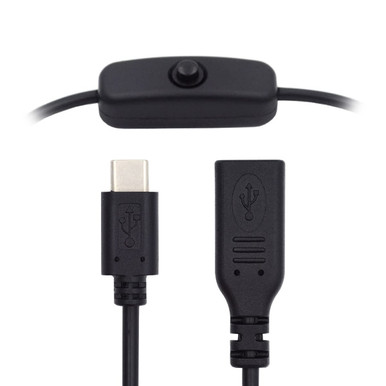 xiwai 4A USB-C Type C Male to Female Cable On Off Power Button Switch ...