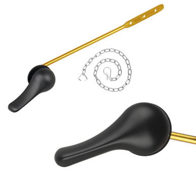 Universal Toilet Handle Replacement Kit, Matte Black Toilet Flush ...