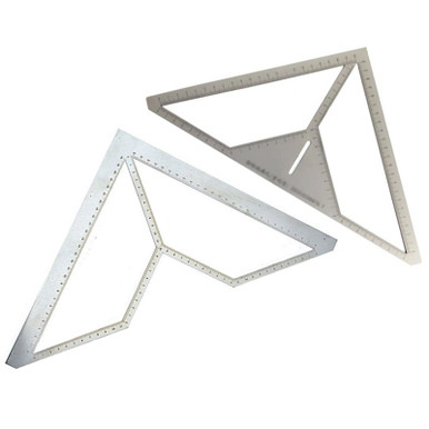 Floor Drain Ruler Multifunction Stainless Steel Tile Triangle Ruler ...