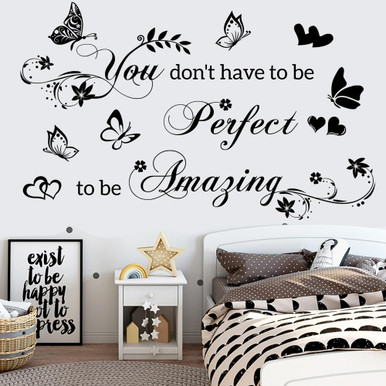 Better Together Vinyl Wall Decal – Inspirational Quote Decal For Bedroom, Living Room, Home Decor - View #3