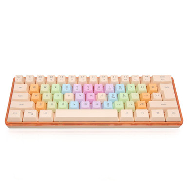 Gaming Keyboard for Girl, 60 Percent Keyboard Color Cute Keyboard with ...