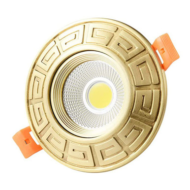 YHQSYKS 3W,5W,7W,10W Recessed LED Downlight Chinese Style Copper ...