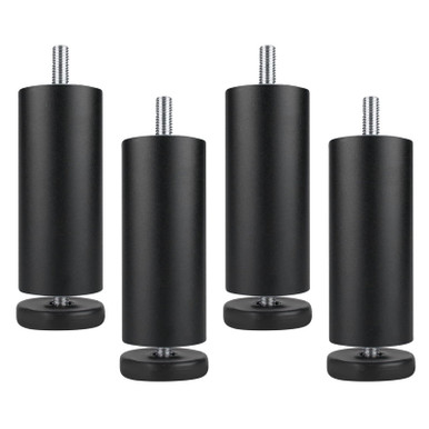 Adjustable Bed Legs, 4pcs 4 Inch Metal Furniture Legs, M8 Thread ...