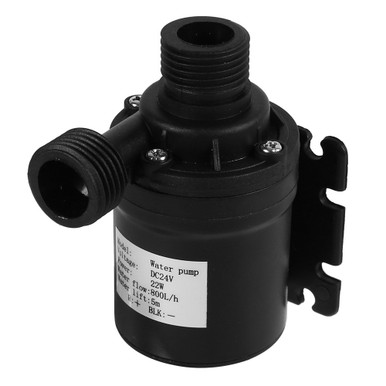 DC 24V Solar Water Circulation Pump Quiet Brushless Motor Submersible ...
