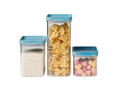 Mepal - Kitchen Storage Boxes 3-Piece Set Omnia - Storage Boxes with ...