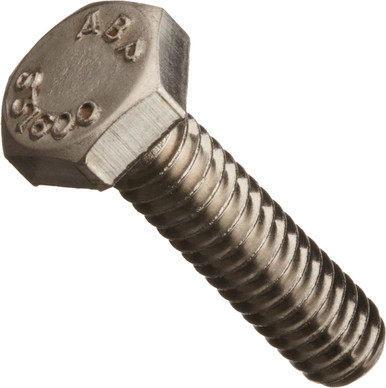 Small Parts 316 Stainless Steel Hex Bolt, Plain Finish, Hex Head ...