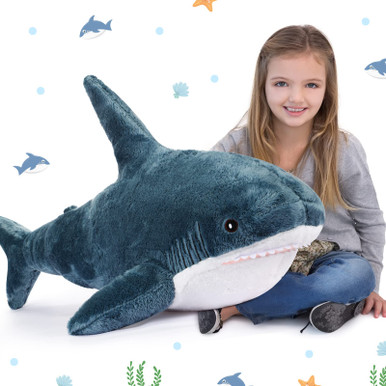 Giant Shark Stuffed Animal Shark Plush Pillow Large Soft Shark Pillow