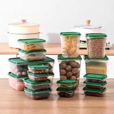 HWZQDJ 17 Sizes Airtight Clear Storage Containers, Vacuum Storage ...