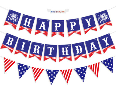 Red White And Blue Birthday Party Decor