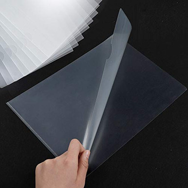 36Pack US Letter/A4 Size Clear Document Folder Copy Safe Project ...