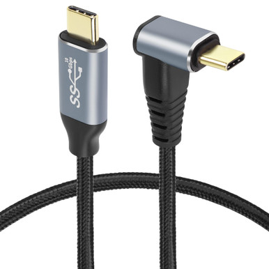 GELRHONR 100W USB-C Kabel Rechtwinklig – 2m, 10Gbps, PD-Schnellladung