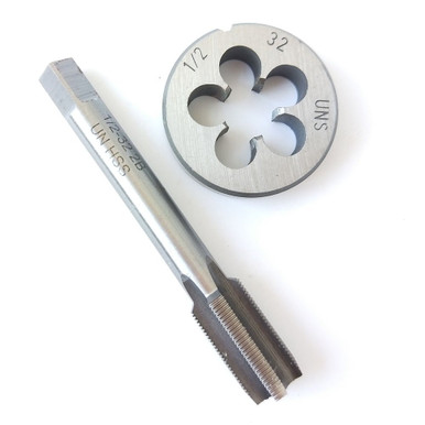 1/2-32 Tap And Die Set, UN Machine Thread Tap And UNS Round Thread Die ...