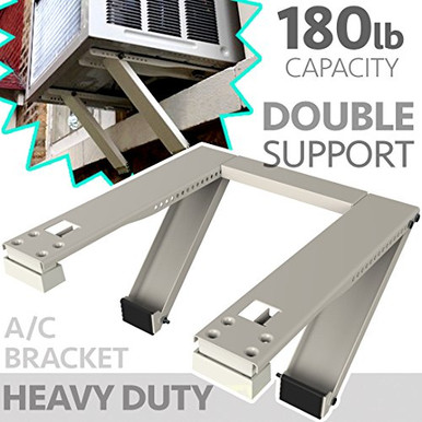 ALPINE HARDWARE Universal Window Air Conditioner Bracket - Heavy-Duty ...