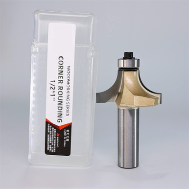 GRUNI Corner Rounding Router Bit Concave with Parallel Shank 1/2 1/4 ...