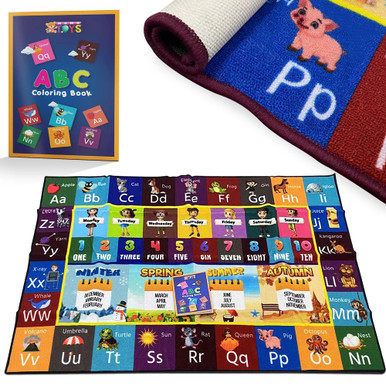 Momotoys ABC Rug Collection - Alphabet Rug to Kickstart Early Education ...