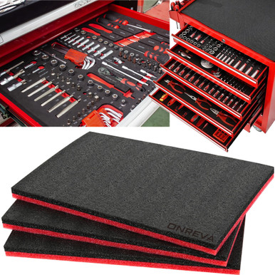 ONREVA Tool Box Foam Organizer, ToolBox Shadow Foam Organizers, 18x12x1 ...