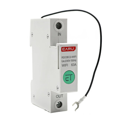 Din Rail WIFI Disjoncteur Smart Switch TéLéCommande Vocale par Ewelink APP pour 100-230V