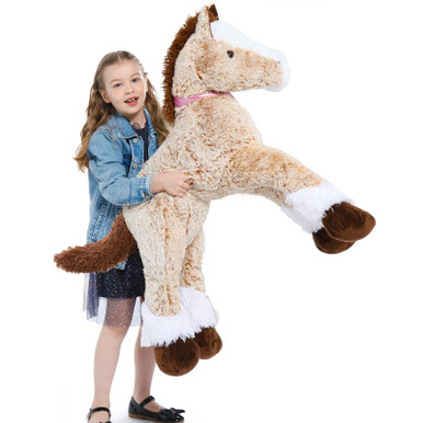 Stuffed Riding Horses MaoGoLan Large Horse Plush Stuffed Animal, Big Horse Pillow Plush Toy ...