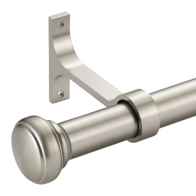 Heavy Curtain Rod,Adjustable Curtain Rod 1 inch Rods for Windows 28 to ...
