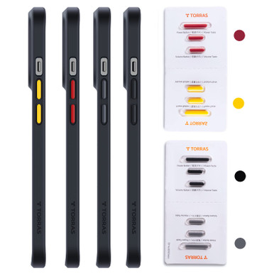 TORRAS Detachable Button Compatible for Shockproof iPhone 13 Case ...