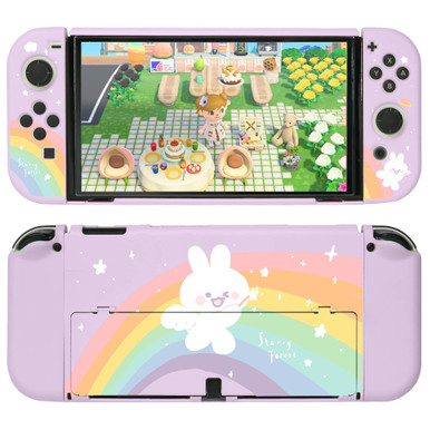Starry Forest Cute Protective Cases for Nintendo Switch OLED with ...