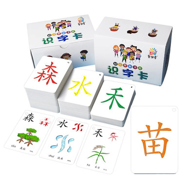 Richardy 250 Cards Chinese Characters Sight Words Learning Flashcards ...