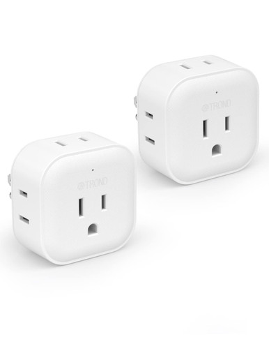 TROND Multi Plug Outlet Extender 2 Pack Multiple Plug Outlet Adapter, 5 ...