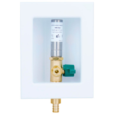 WHK Ice Maker Outlet Box Valve with PEX 1/2" Inlet,PEX Ice Maker Wall