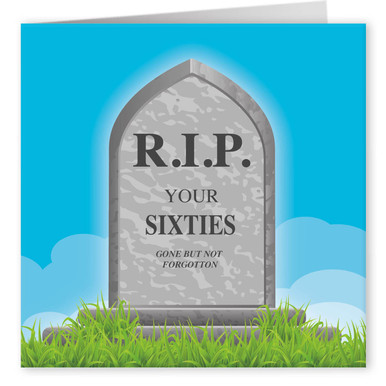 Cult Kitty - RIP Sixties - Funny Birthday Card for Her - Hilarious