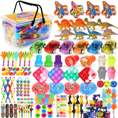 200 Pack Party Favors for Kids: Prize Box Toys for Classroom, Goodie ...