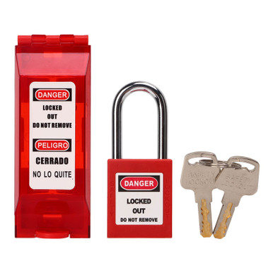 Lockout Tagout Locks, Universal Lockout Padlock, with Transparent Wall ...