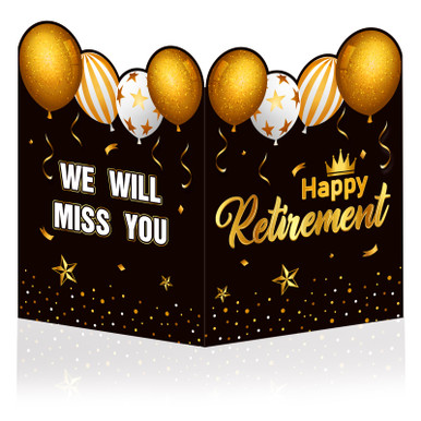 PETCEE Jumbo Farewell Greeting Card Happy Retirement We Will Miss You