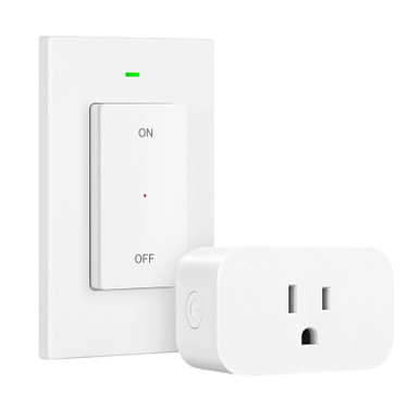 DEWENWILS Remote Control Outlet Wireless Wall Mounted Light Switch ...