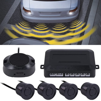 Car Reverse Radar TOTMOX Car Reverse Radar System Reversing Radars w/ 4 Sensors, Buzzer ...