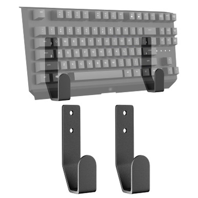 Keyboard Wall Mount Storage,Metal Wall Hanger Rack with Adhesive ...