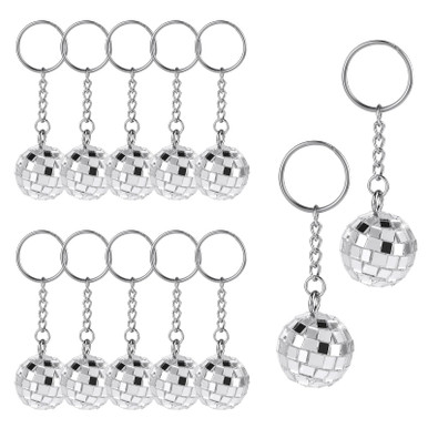 Disco Ball Keychain 12 Pieces Disco Ball Party Favors Keychain | INDIA