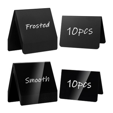 20 Pieces Mini Chalk Board Signs Display Blackboards,Kitchen Notes Chalkboard Signs With Stand Food Label Place Cards For Message