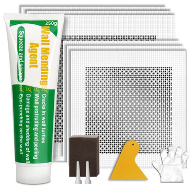 12 Pack Drywall Repair Kit, 250g Safe Wall Mending Agent with Scraper ...
