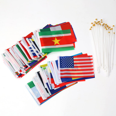 200 Countries Flags, Small Flags of the World, International Flags on ...