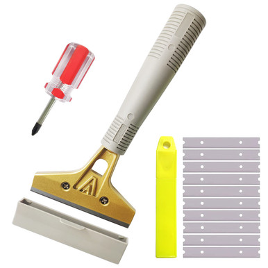 Extra Blade Razor Label Razor Blade Scraper,Sticker Removers,Heavy Duty Scraper Tools Set with ...