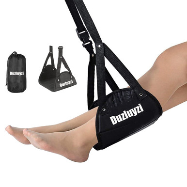Duzluyzi Premium Airplane Foot Rest, Adjustable Airplane Footrest ...
