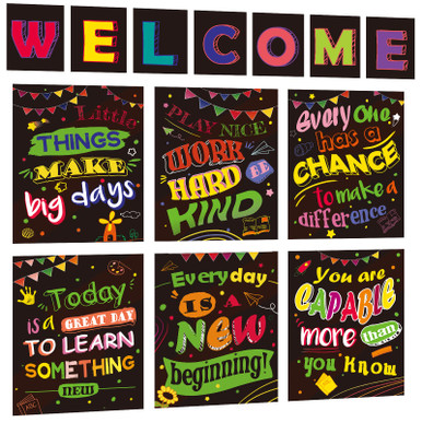 13 Pieces Motivational Posters For Classroom Decoration,Growth Mindset ...