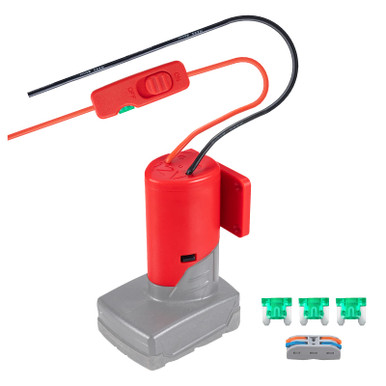 KOEZEOI 2 Packs Power Wheel Adapter For Milwaukee M18 Battery Adapter - View #3