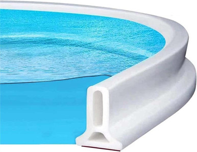 39" Collapsible Shower Threshold Water Dam – Self-Adhesive Silicone Barrier, Keeps Water Inside Shower, Dry-Wet Separation, For Bathroom, Sink, Bathtub