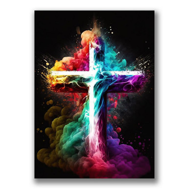 HAENJA 8x10 Motivational Posters For Christian cross Sports Quotes ...