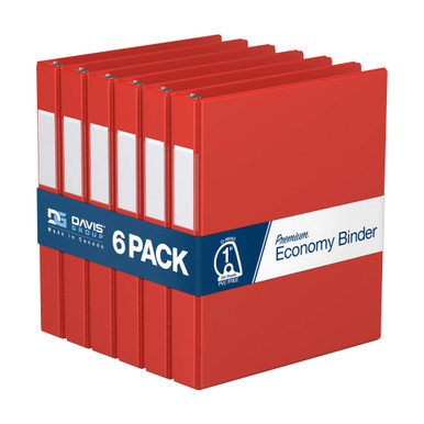 Premium Economy 1-Inch Binder, 3-Ring Binder for School, Office, or ...
