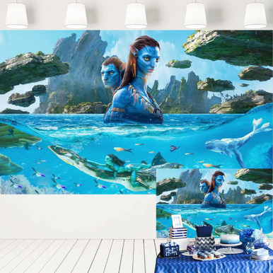 Avatar Movie Theme Backdrop for Party Underwater Ocean Island ...