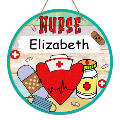 FLYAB Welcome Sign for Nurse Office Door Decorations 11.5